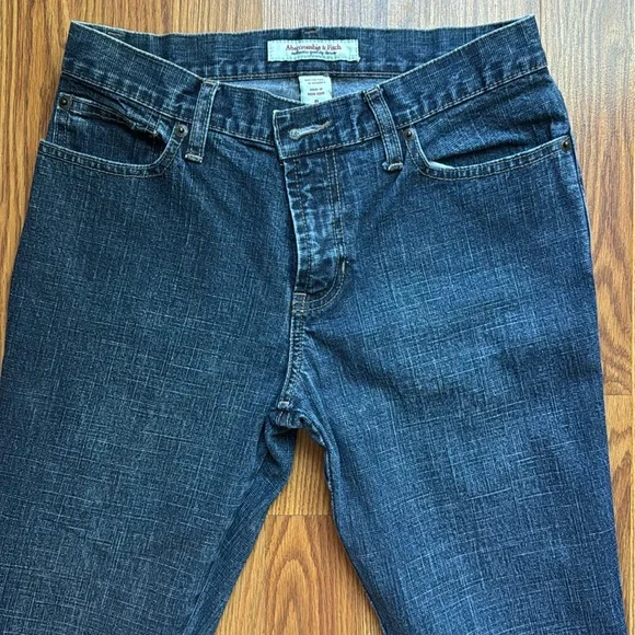 Y2K abercrombie & fitch a&f jeans size 0 - Picture 1 of 9